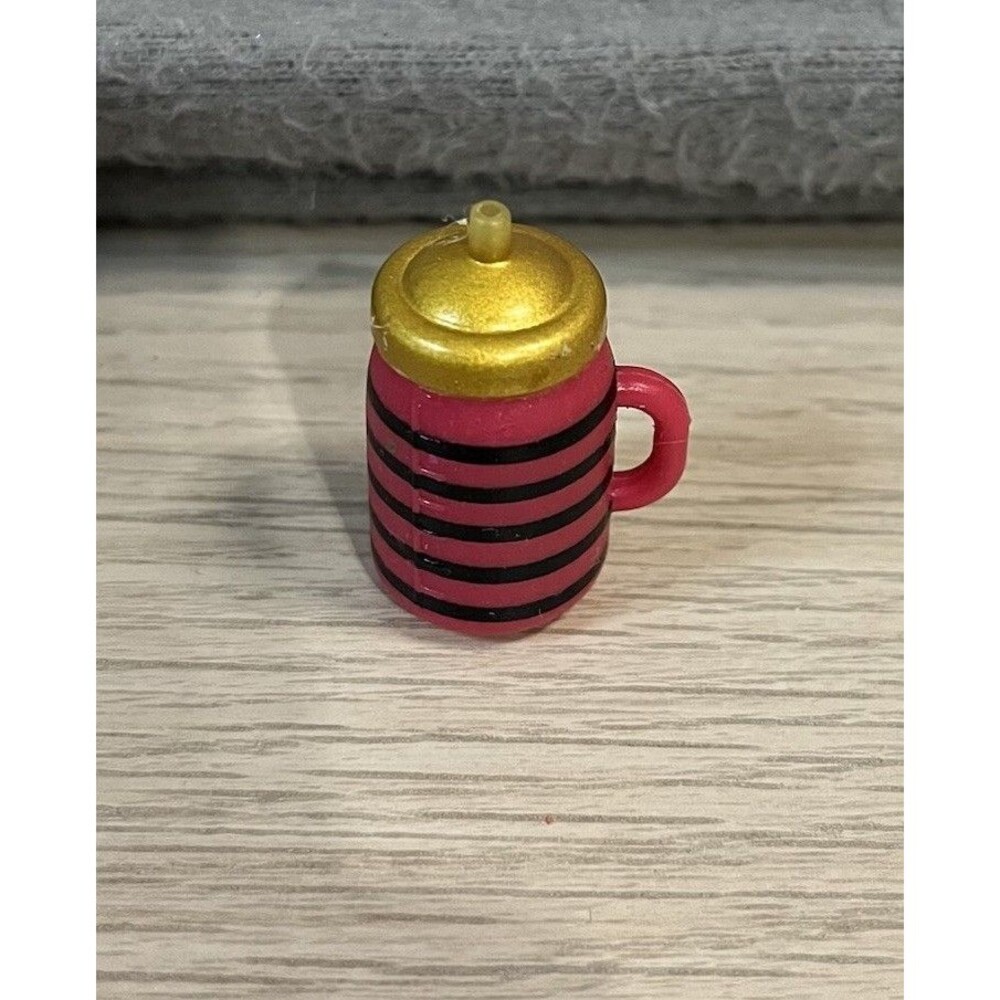 LOL Surprise Dolls Present Surprise Series Pink Black Striped Bottle Sippy Cup